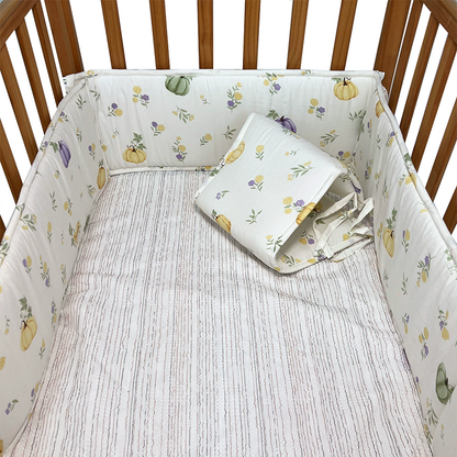 Baby Room Baby Standard Crib Decoration Padding Sets with 2 Long Sides and 2 Short Sides