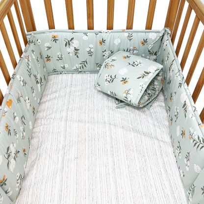 Baby Room Baby Standard Crib Decoration Padding Sets with 2 Long Sides and 2 Short Sides