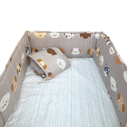 Breathable Padding Set for Standard Baby Crib