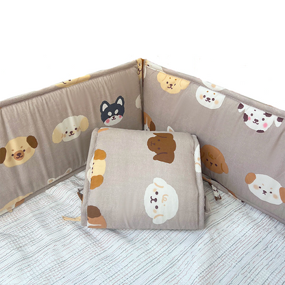 Breathable Padding Set for Standard Baby Crib