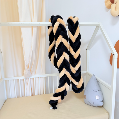 Rembourrage de berceau à coussin long fait à la main sur mesure à 6 nœuds 