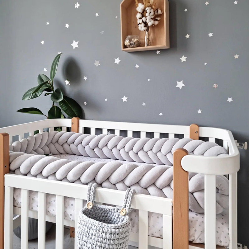 Bedding Long Cushion Fishtail Bumper Handmade Ultra Soft Cotton Furry Short Floss Fabric for Bedroom Playroom Nordic Style Decor