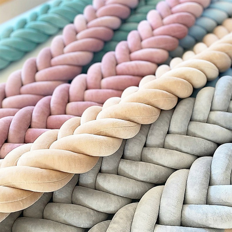 6 inches Height Custom Handmade Bedding Fishtail Cushion