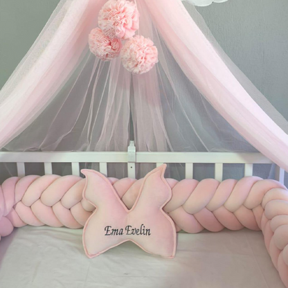 6 inches Height Custom Handmade Bedding Fishtail Cushion