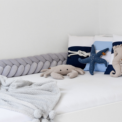 6 inches Height Custom Handmade Bedding Fishtail Cushion