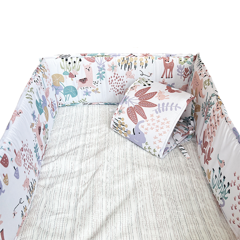 52x27 Inches Air Circulation Breathable 20mm Thick with Straps for Crib - Garden After Rain