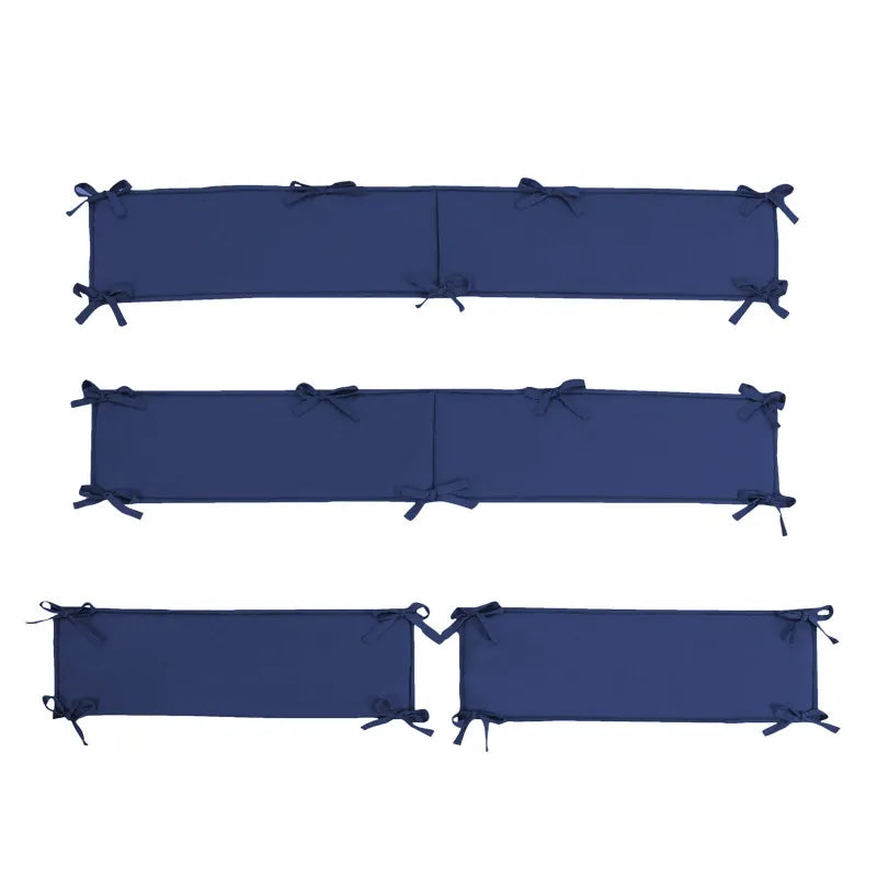 52x27 Inches Air Circulation Breathable 20mm Thick with Straps for Crib - Pure White, Grey, Navy, Pink, Yellow