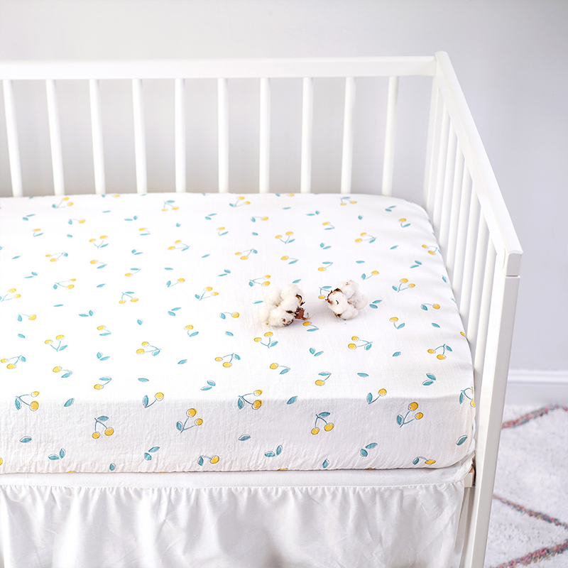 75x38" Tailored Handmade 100% Cotton Muslin Fitted Sheets for Montessori Twin Size Bed