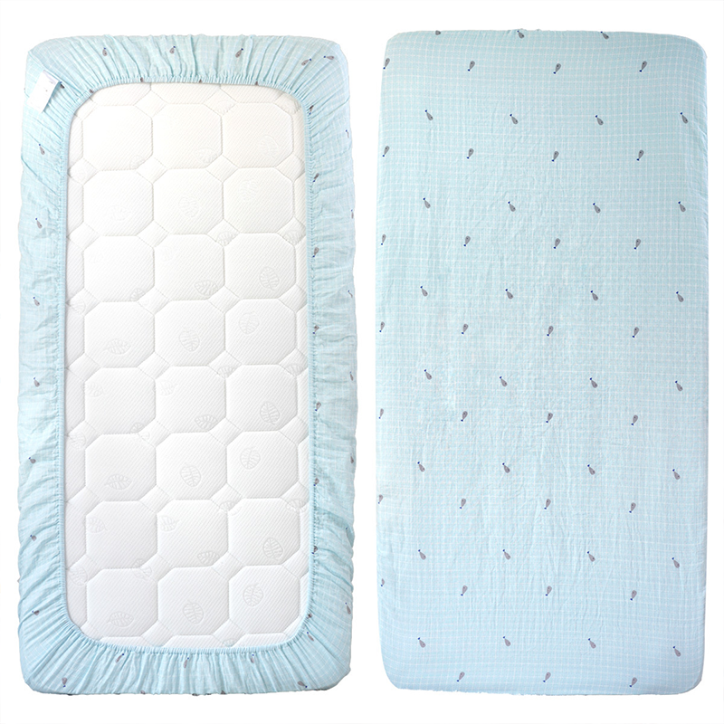 75x38" Tailored Handmade 100% Cotton Muslin Fitted Sheets for Montessori Twin Size Bed