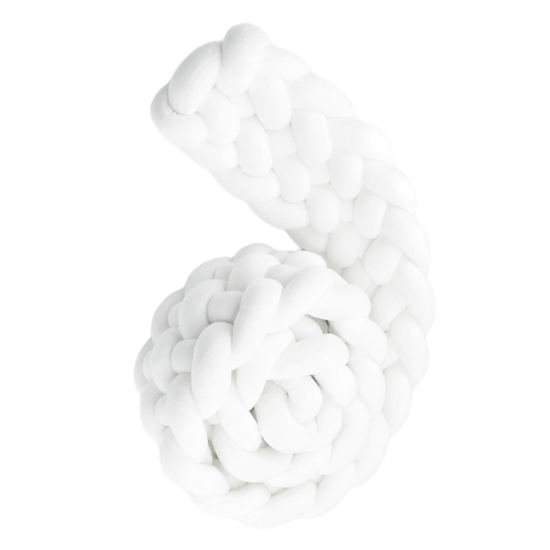 6-Knotted Custom Handmade Bedding Long Cushion Crib Padding