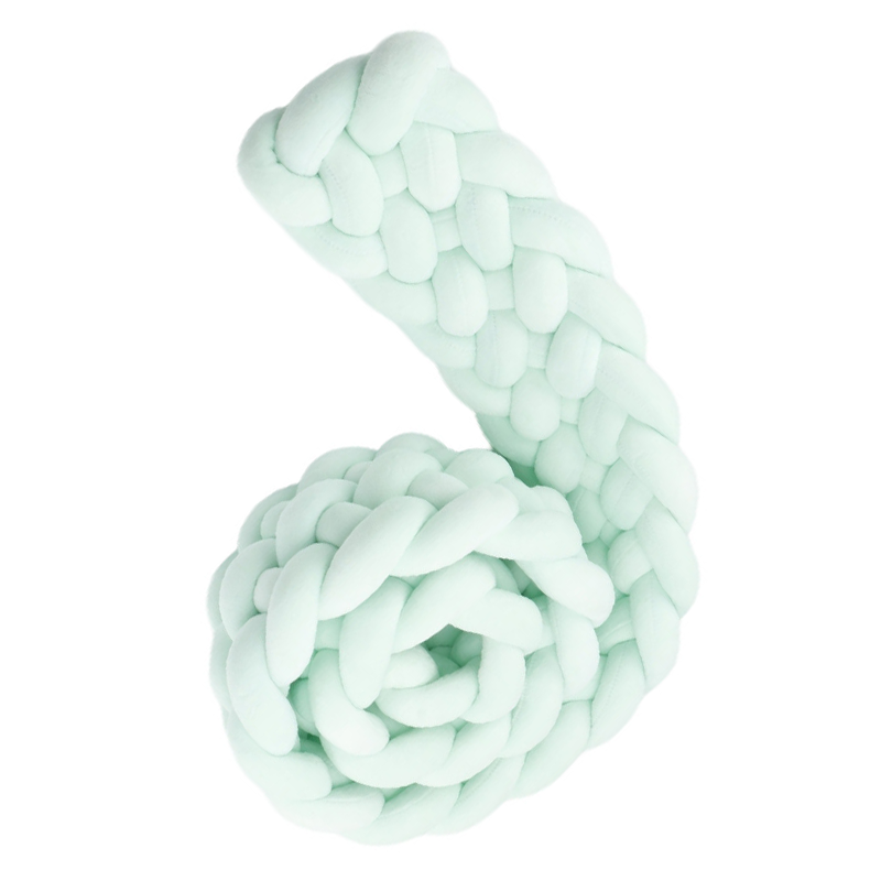 6-Knotted Custom Handmade Bedding Long Cushion Crib Padding