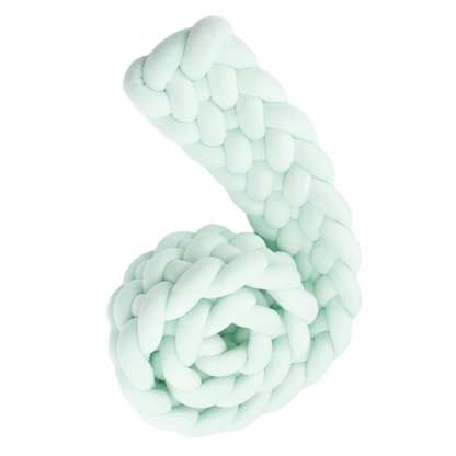 6-Knotted Custom Handmade Bedding Long Cushion Crib Padding