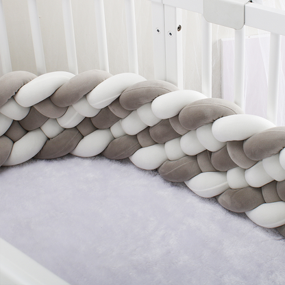 6-Knotted Custom Handmade Bedding Long Cushion Crib Padding