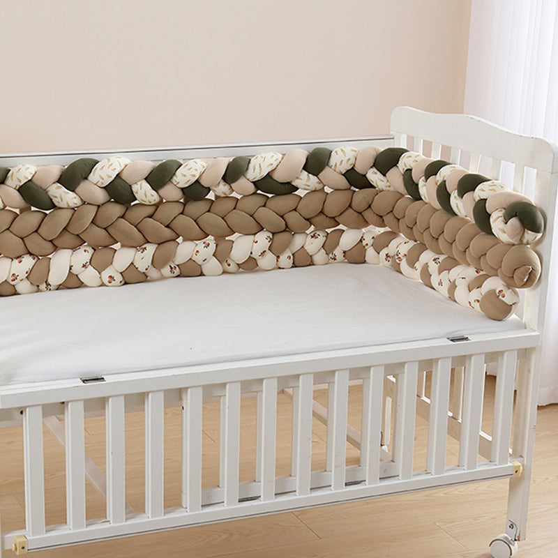 75" / 190cm 3-Knotted Cotton Braided Bedding Long Cushion Crib Padding