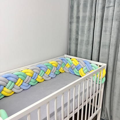 8-Knotted Custom Handmade Bedding Long Cushion Crib Padding