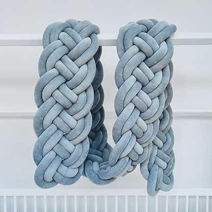 8-Knotted Custom Handmade Bedding Long Cushion Crib Padding