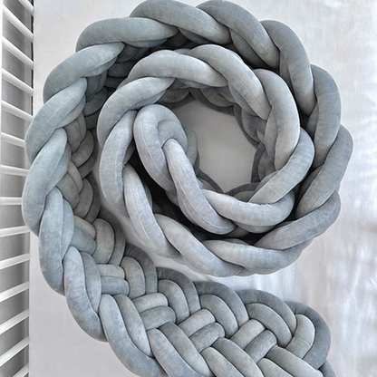 8-Knotted Custom Handmade Bedding Long Cushion Crib Padding