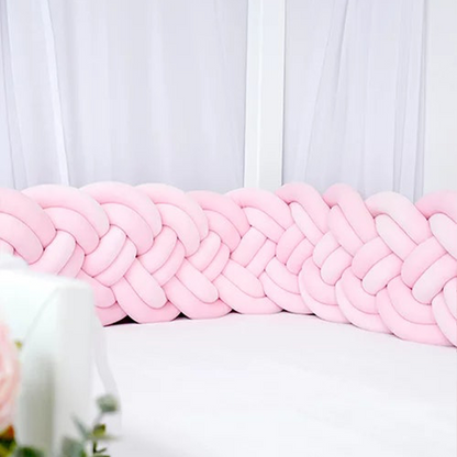 8-Knotted Custom Handmade Bedding Long Cushion Crib Padding