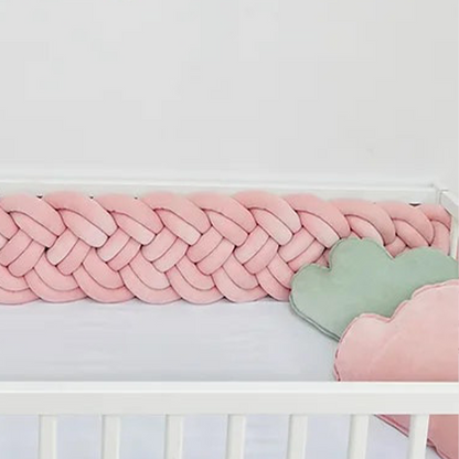 8-Knotted Custom Handmade Bedding Long Cushion Crib Padding