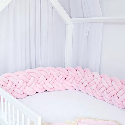 8-Knotted Custom Handmade Bedding Long Cushion Crib Padding