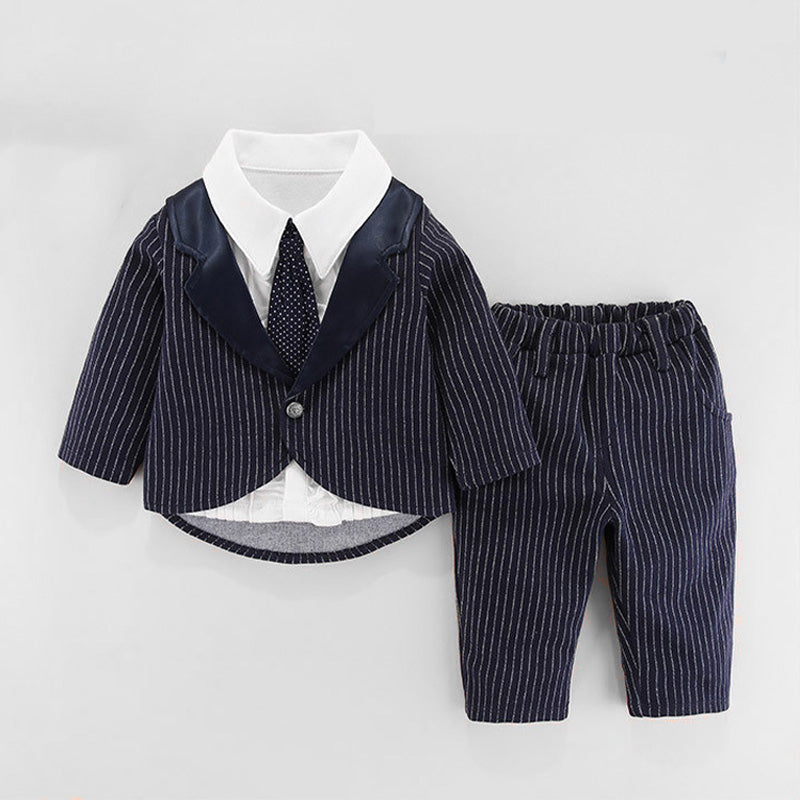 Gentleman Suits Newborn Gift Box 0-18M Baby Cloth Set