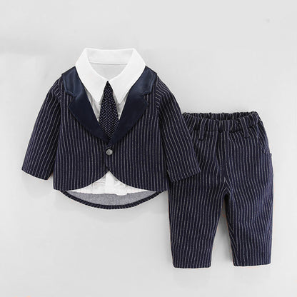Gentleman Suits Newborn Gift Box 0-18M Baby Cloth Set