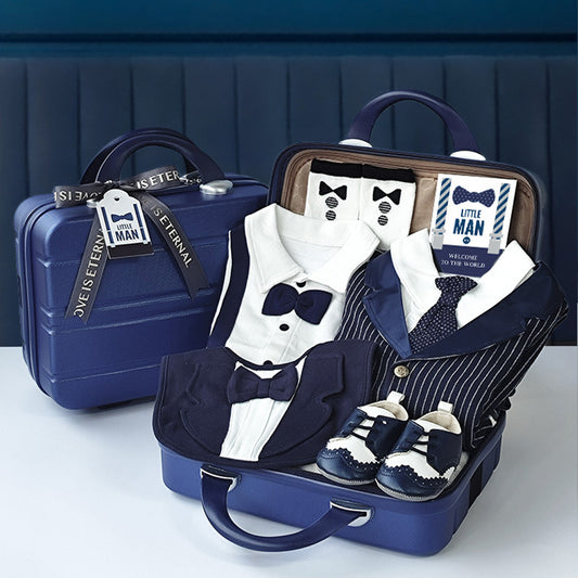 Gentleman Suits Newborn Gift Box 0-18M Baby Cloth Set