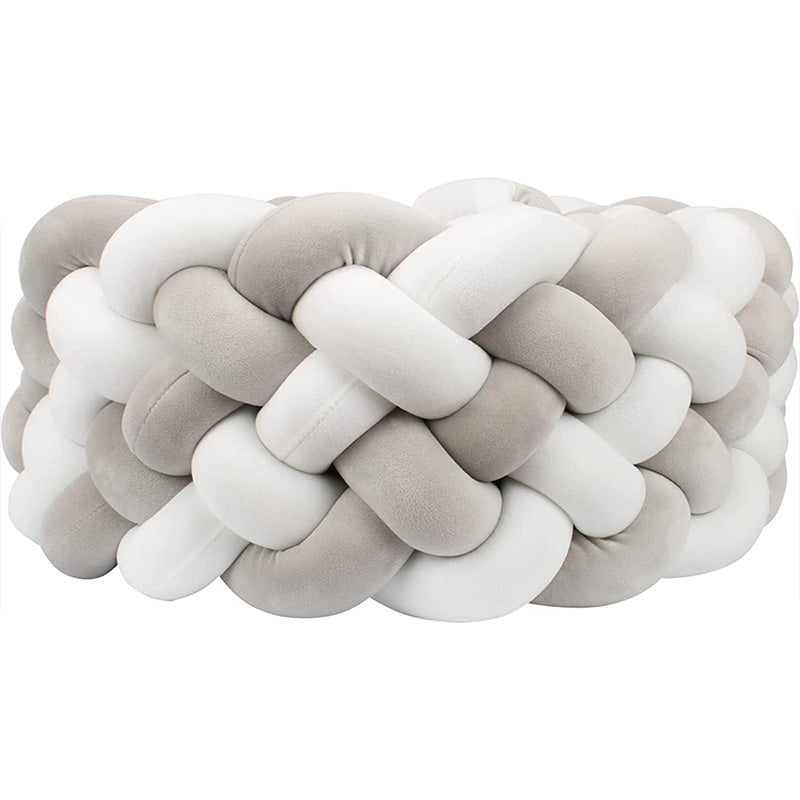 6-Knotted Custom Handmade Bedding Long Cushion Crib Padding