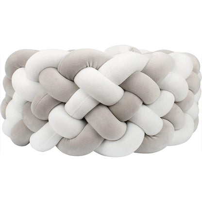 6-Knotted Custom Handmade Bedding Long Cushion Crib Padding