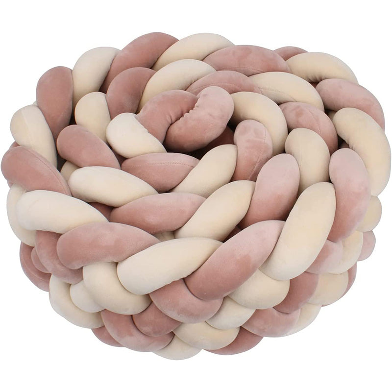6-Knotted Custom Handmade Bedding Long Cushion Crib Padding