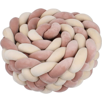 6-Knotted Custom Handmade Bedding Long Cushion Crib Padding