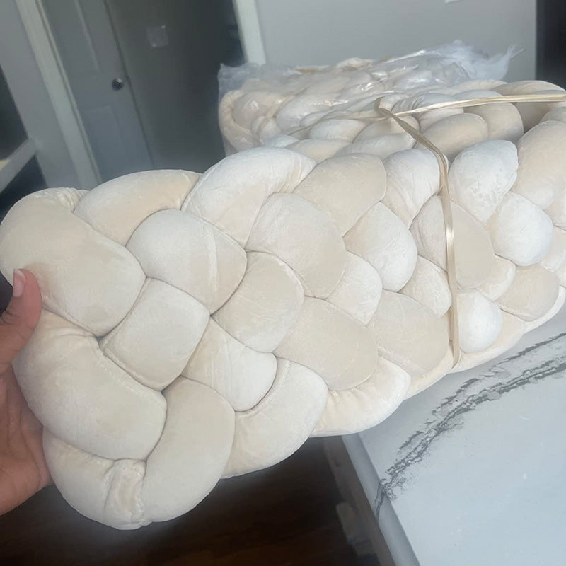 6-Knotted Custom Handmade Bedding Long Cushion Crib Padding
