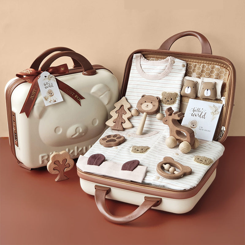 Bear Newborn Gift Box 0-18M Baby Jumpsuit Set