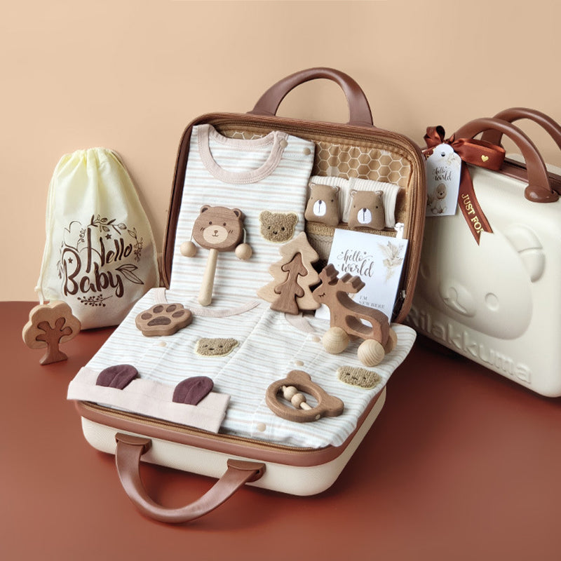 Bear Newborn Gift Box 0-18M Baby Jumpsuit Set