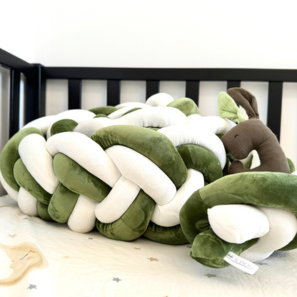9 Inches Height Custom Handmade Bedding Long Cushion Crib Padding