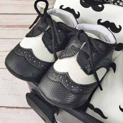 Black Gold Gentleman Suits Newborn Gift Box 0-18M Baby Cloth Set