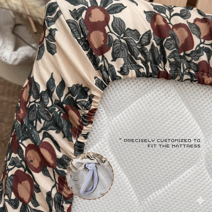 Customizable 100% Cotton Double-Layer Gauze Fitted Crib Sheet For Standard Crib