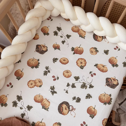 Customizable 100% Cotton Fitted Crib Sheet For Standard Crib