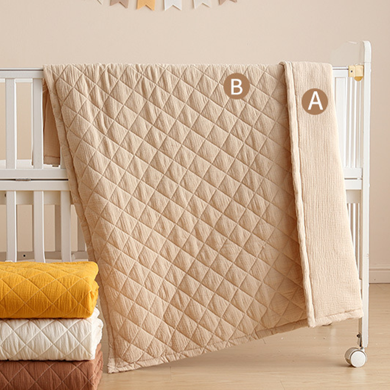 Diamond Quilting with 100% Cotton Baby Blanket & Pillow Ultra Breathable
