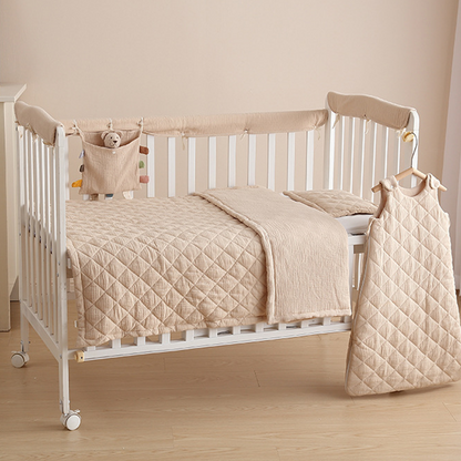 Diamond Quilting with 100% Cotton Baby Blanket & Pillow Ultra Breathable