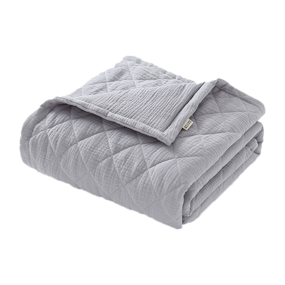 Diamond Quilting with 100% Cotton Baby Blanket & Pillow Ultra Breathable