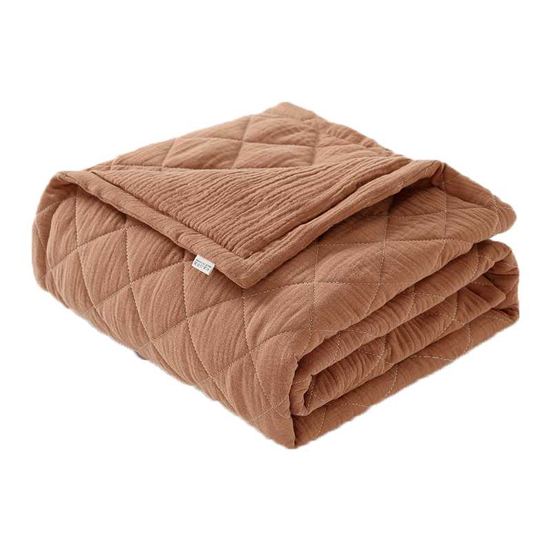 Diamond Quilting with 100% Cotton Baby Blanket & Pillow Ultra Breathable