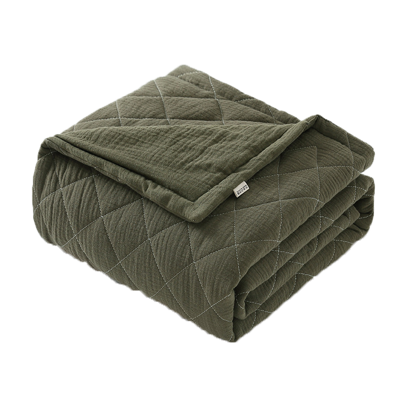 Diamond Quilting with 100% Cotton Baby Blanket & Pillow Ultra Breathable