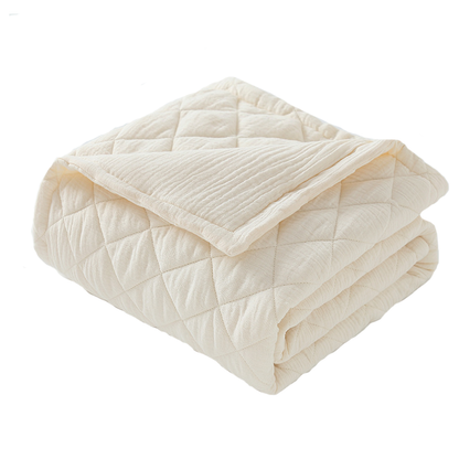 Diamond Quilting with 100% Cotton Baby Blanket & Pillow Ultra Breathable