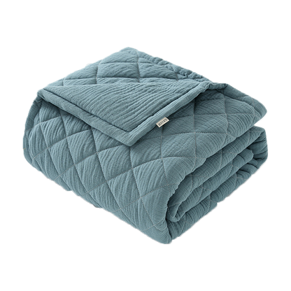 Diamond Quilting with 100% Cotton Baby Blanket & Pillow Ultra Breathable