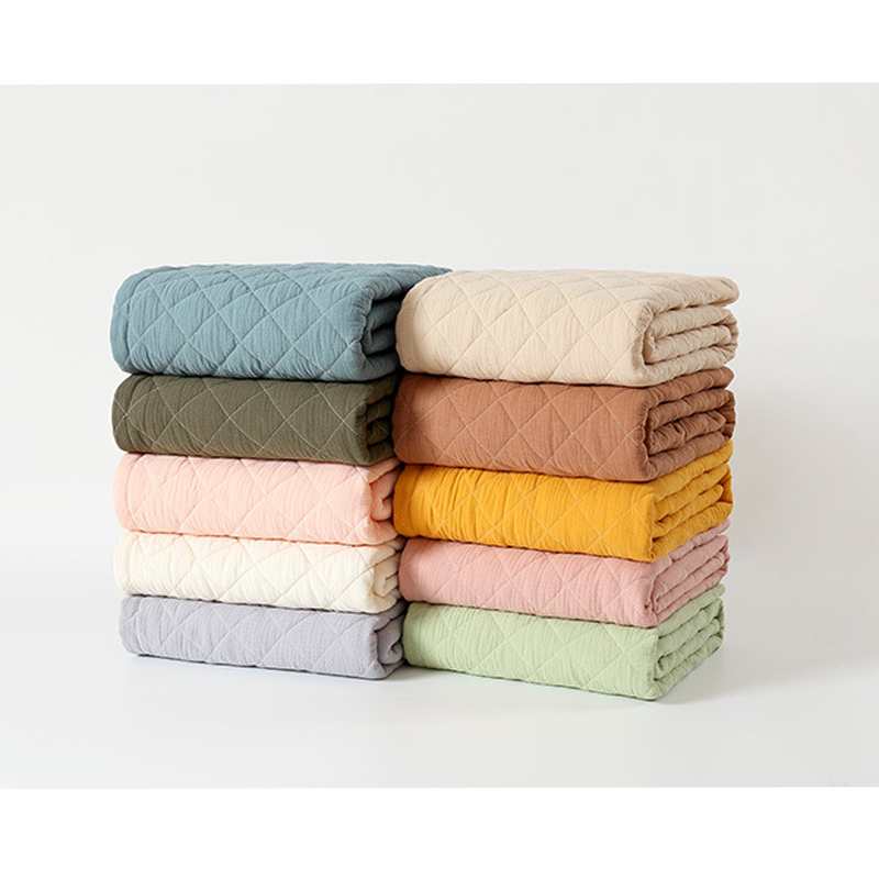 Diamond Quilting with 100% Cotton Baby Blanket & Pillow Ultra Breathable