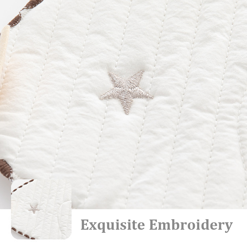 Embroidery Flay Baby Pillow, First Baby Pillow, Newborn Pillow, Infant Pillow with Sewing Edge Banding Classy