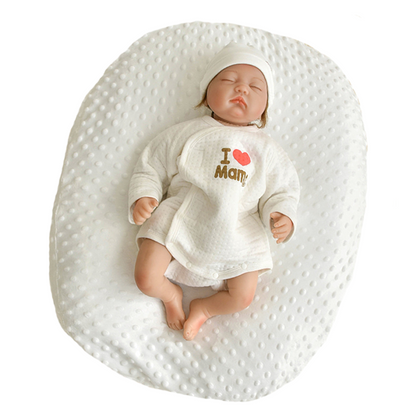 Minky Dots Newborns Babies Pillow with Hand Carry Strap