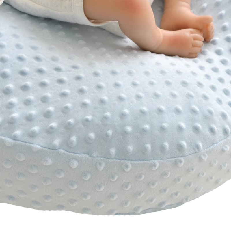 Minky Dots Newborns Babies Pillow with Hand Carry Strap