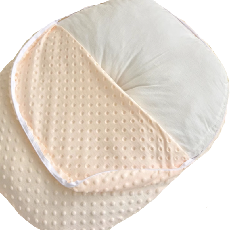 Minky Dots Newborns Babies Pillow with Hand Carry Strap
